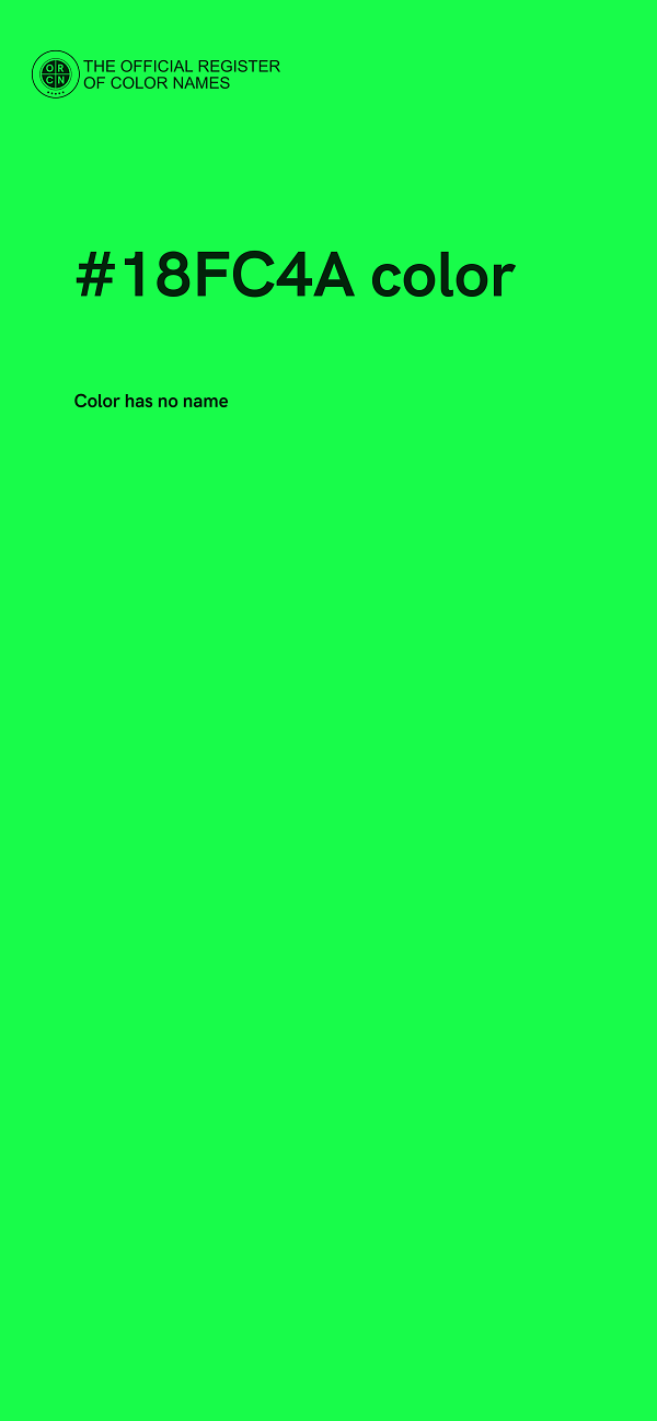 #18FC4A color image