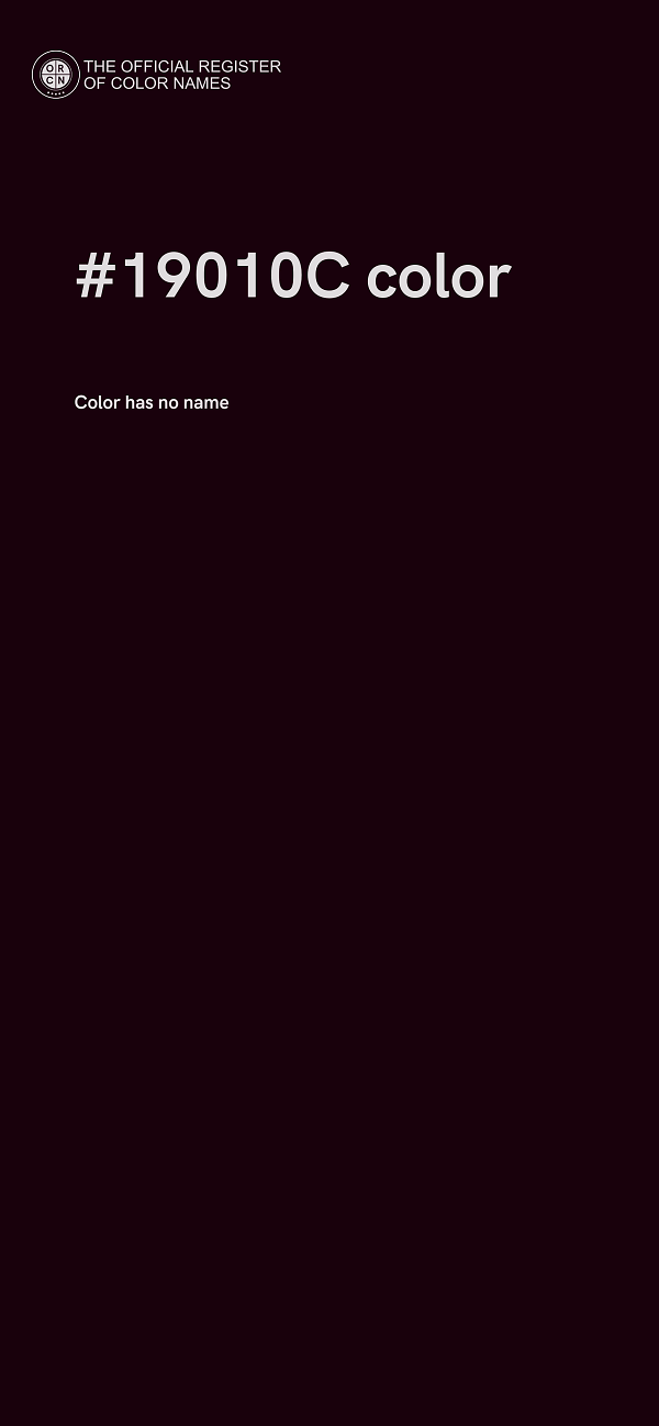 #19010C color image