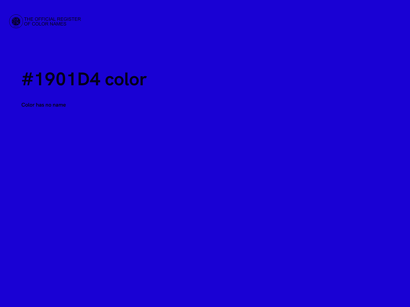 #1901D4 color image