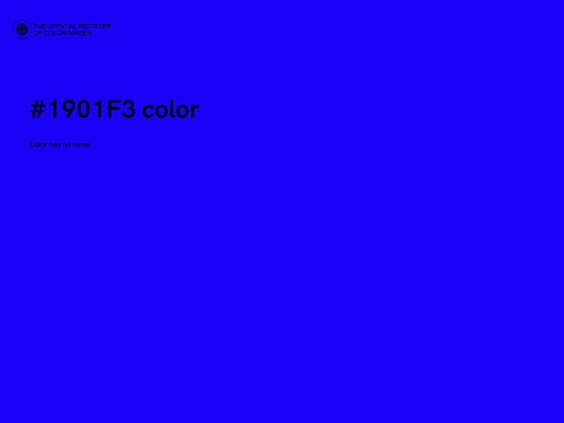 #1901F3 color image