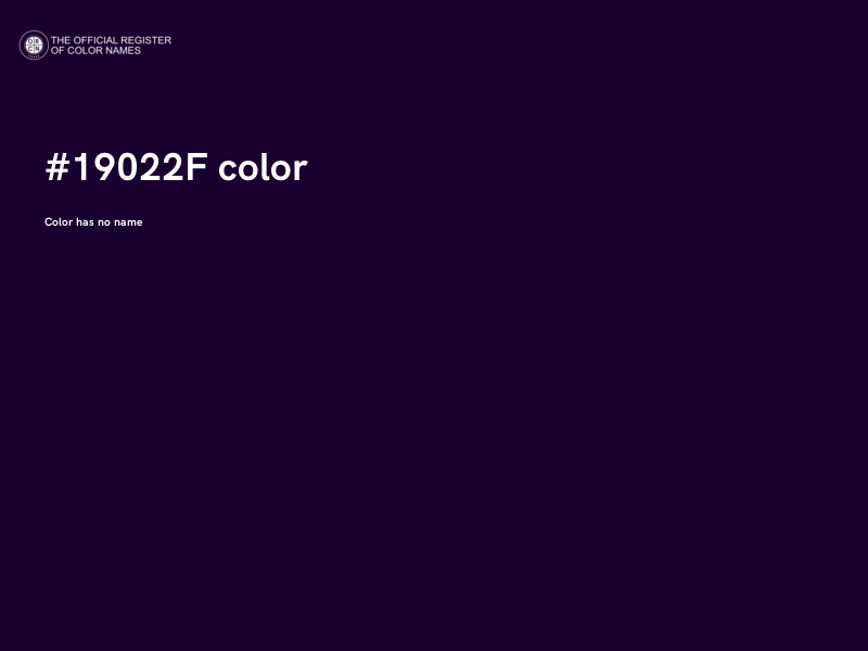 #19022F color image