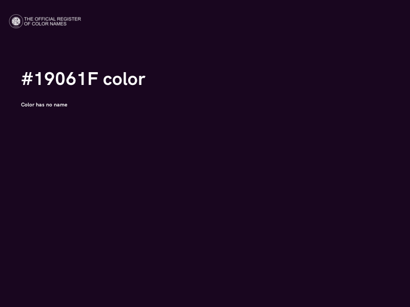 #19061F color image