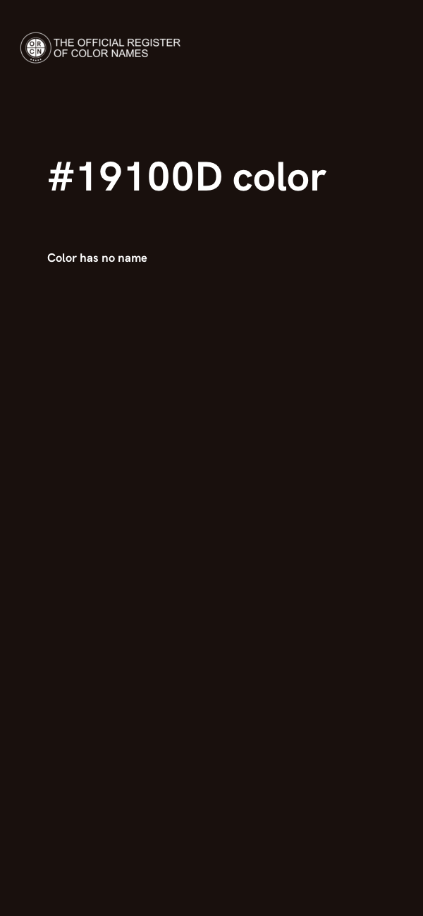 #19100D color image