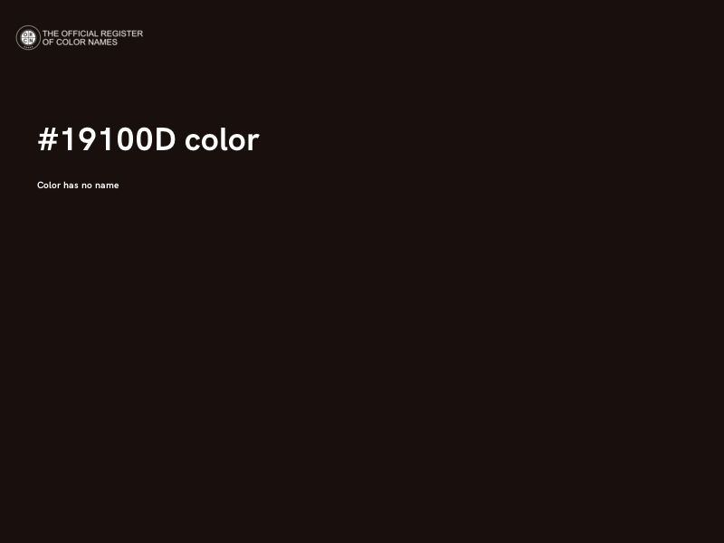 #19100D color image