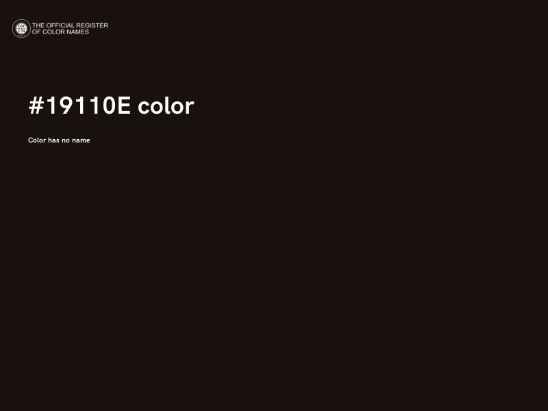 #19110E color image