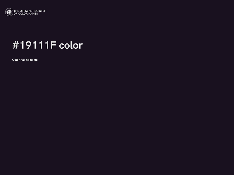 #19111F color image