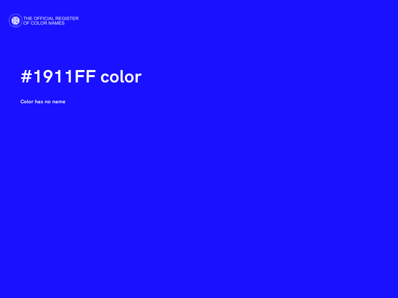 #1911FF color image