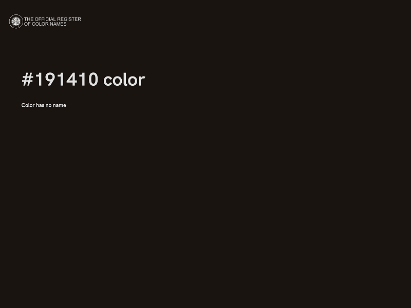 #191410 color image