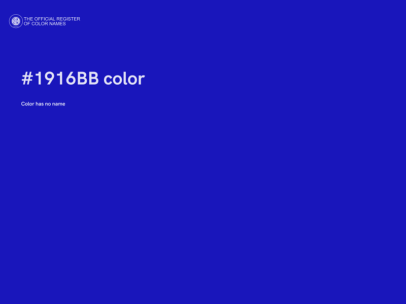 #1916BB color image