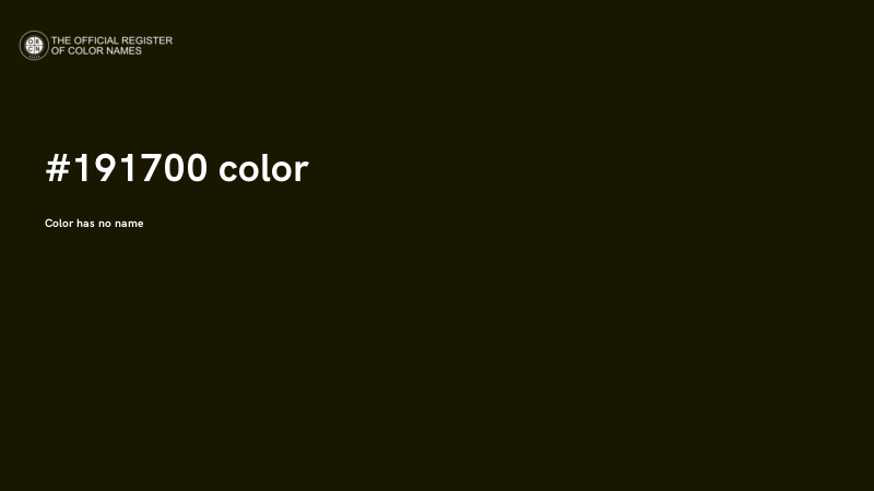 #191700 color image