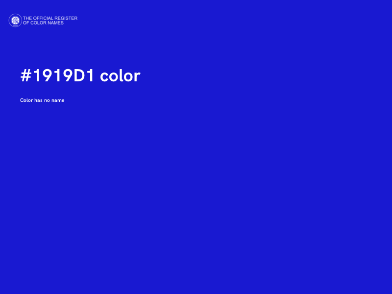 #1919D1 color image
