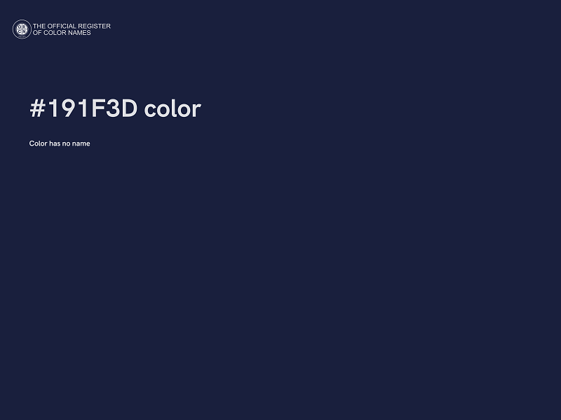 #191F3D color image