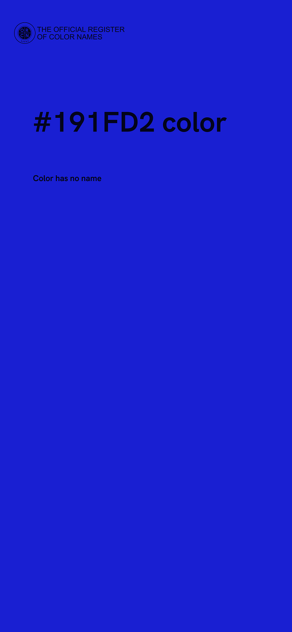 #191FD2 color image