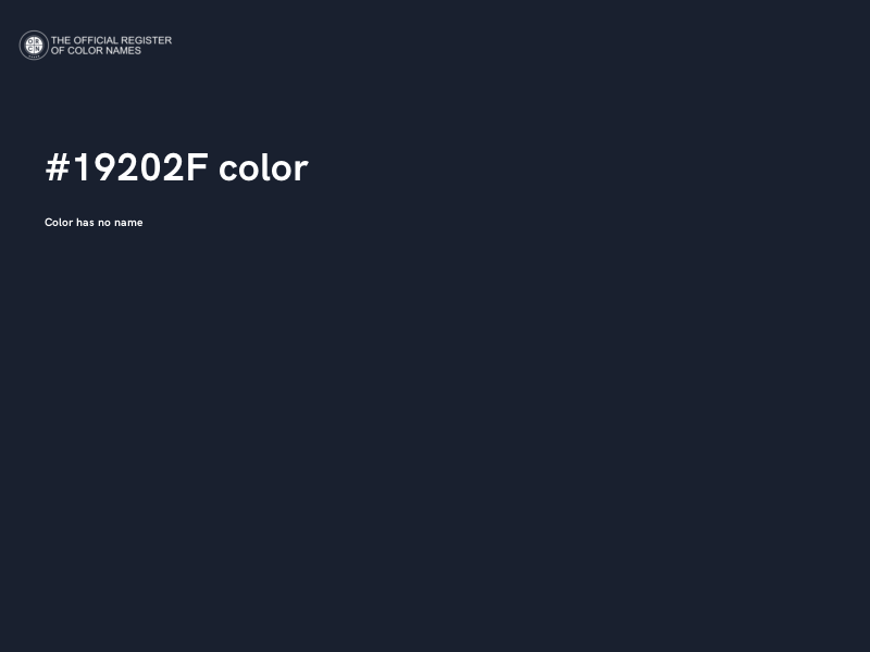 #19202F color image