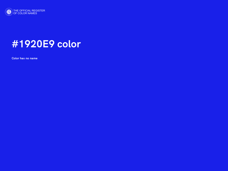 #1920E9 color image
