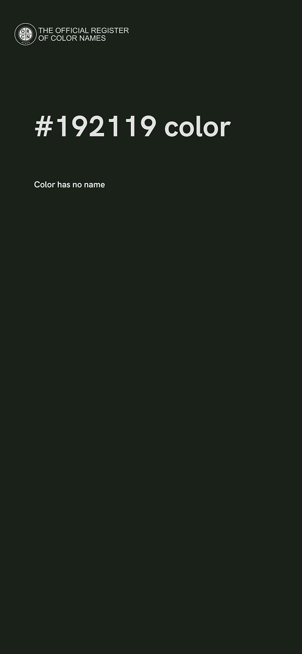 #192119 color image