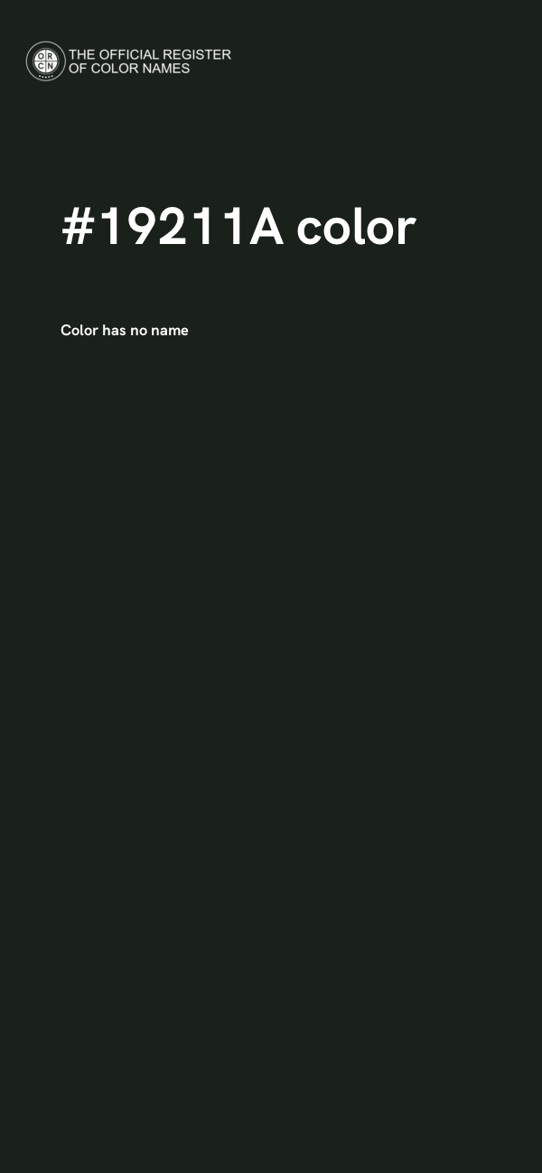 #19211A color image