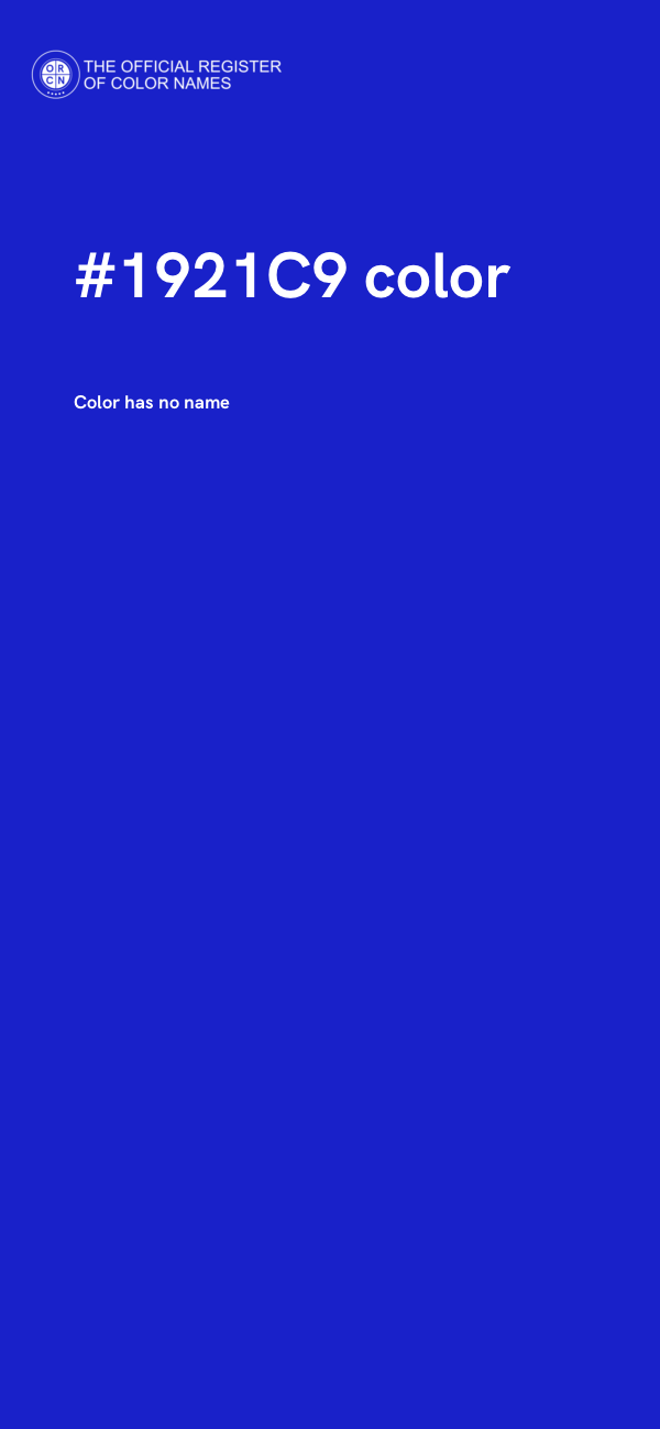 #1921C9 color image