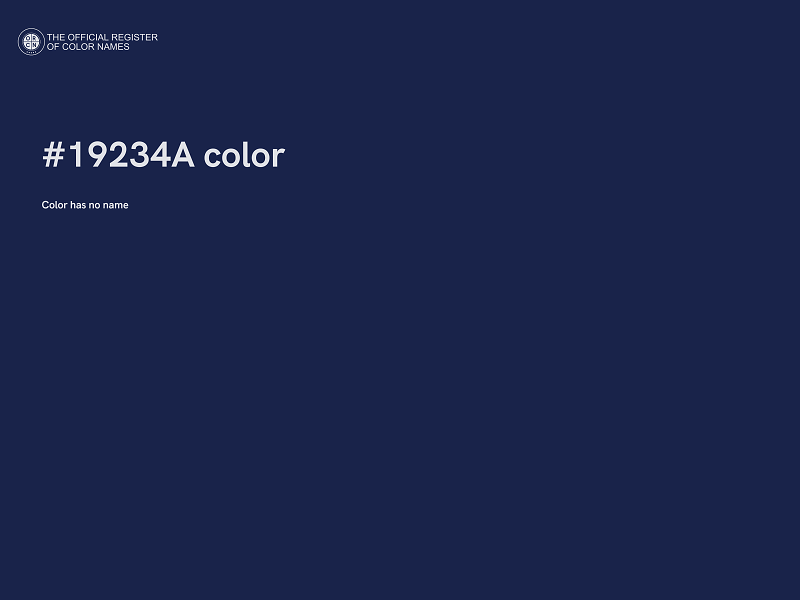 #19234A color image