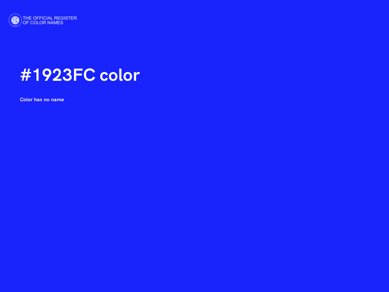 #1923FC color image