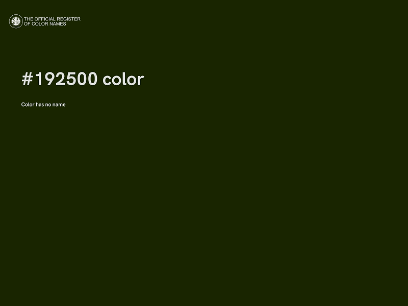 #192500 color image