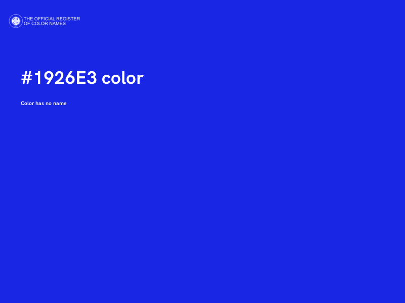 #1926E3 color image