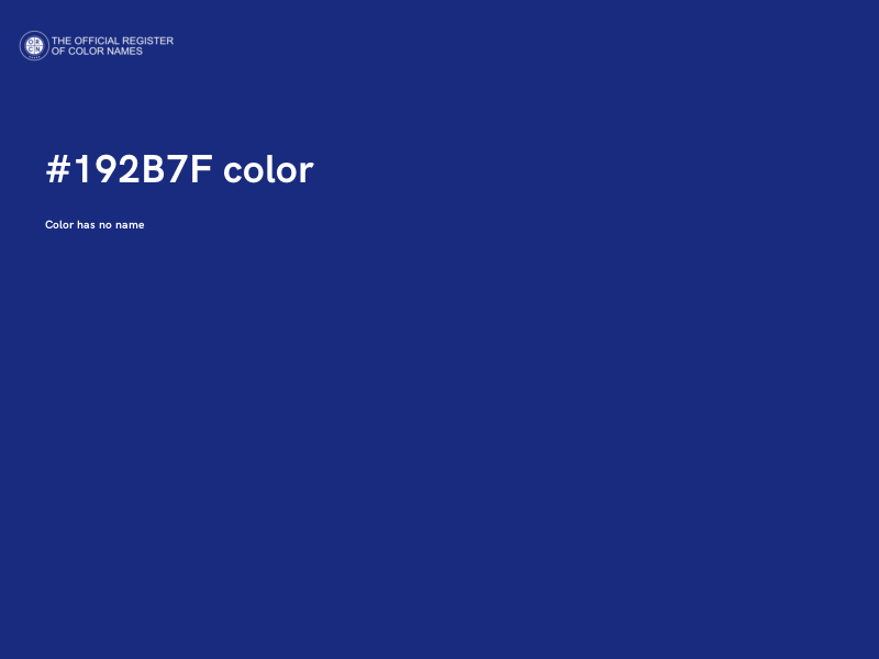 #192B7F color image