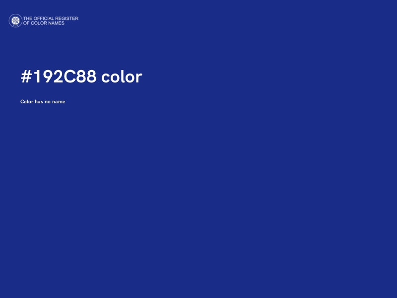 #192C88 color image
