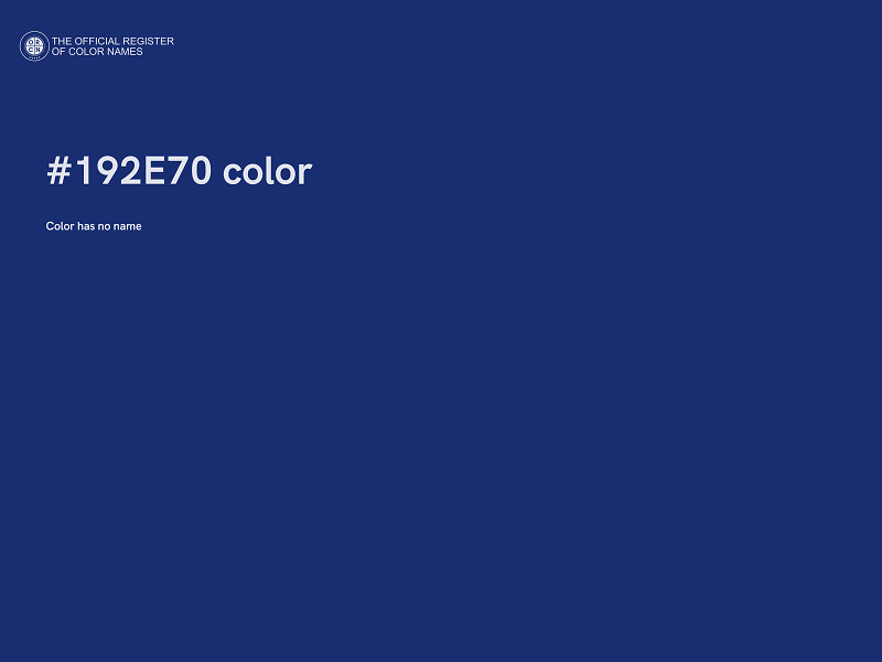 #192E70 color image
