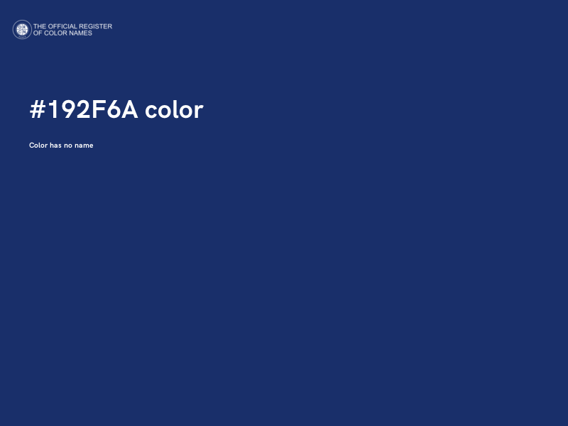 #192F6A color image