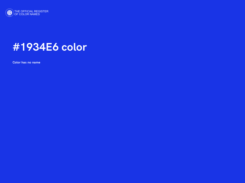 #1934E6 color image