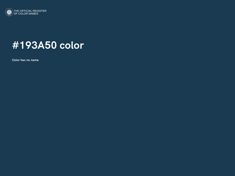 #193A50 color image