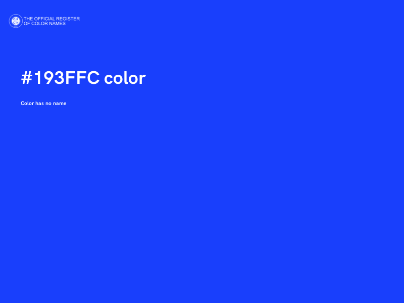 #193FFC color image