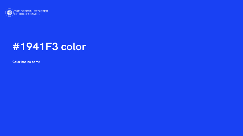 #1941F3 color image