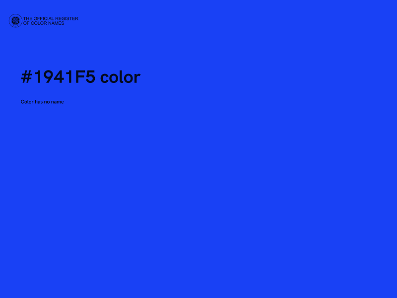 #1941F5 color image