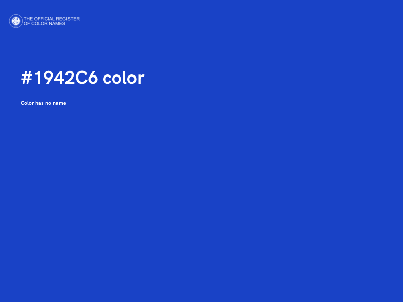 #1942C6 color image