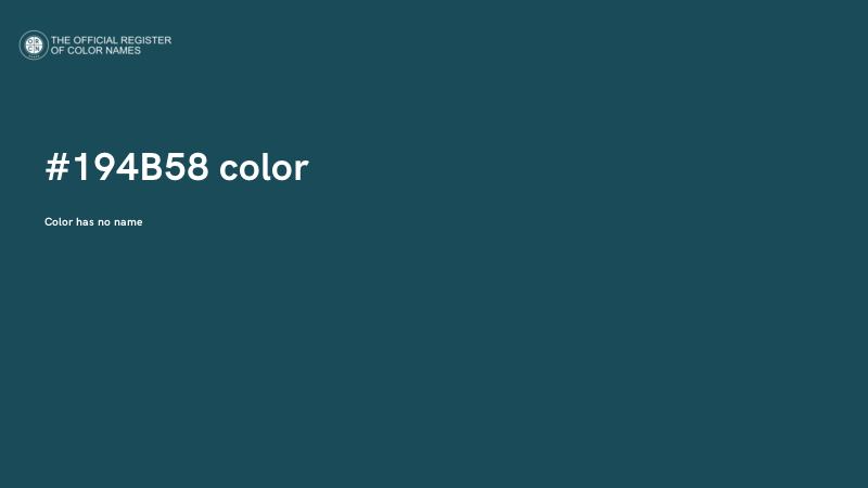 #194B58 color image