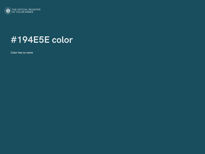 #194E5E color image