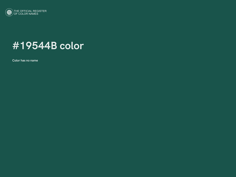#19544B color image