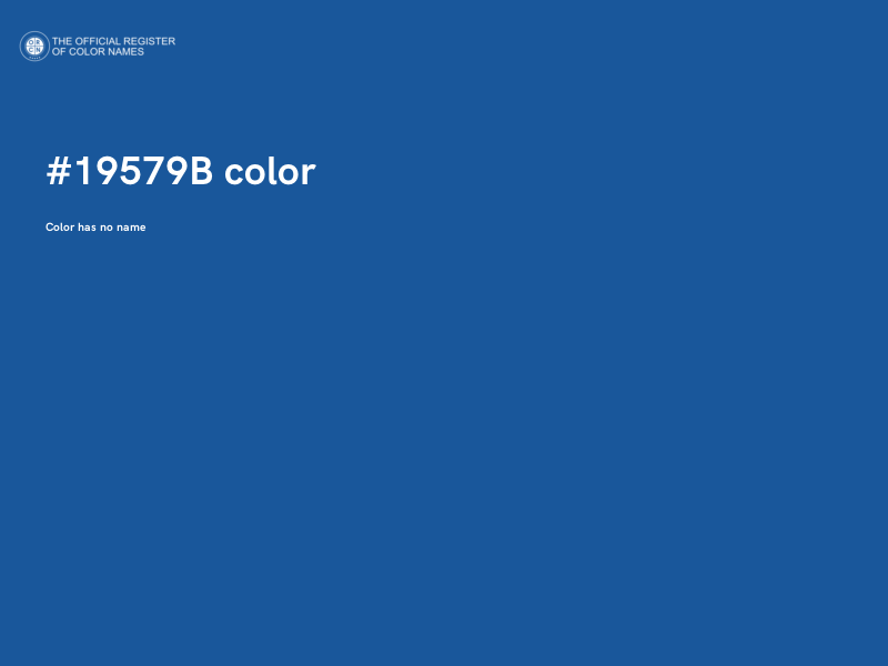 #19579B color image