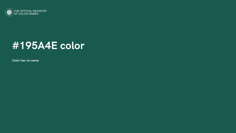 #195A4E color image