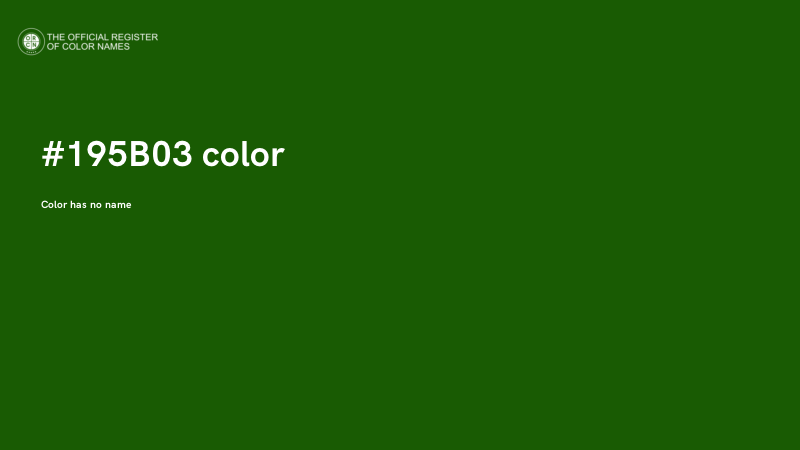 #195B03 color image