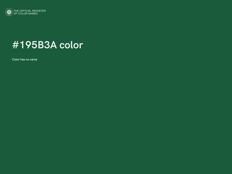 #195B3A color image