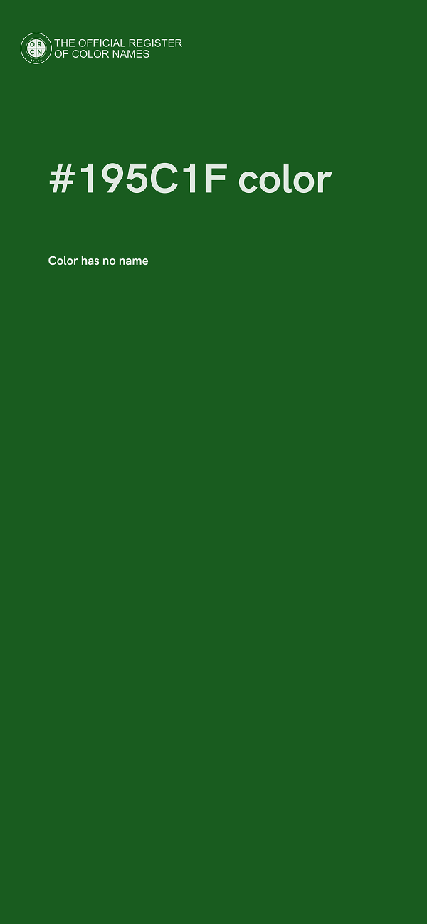 #195C1F color image