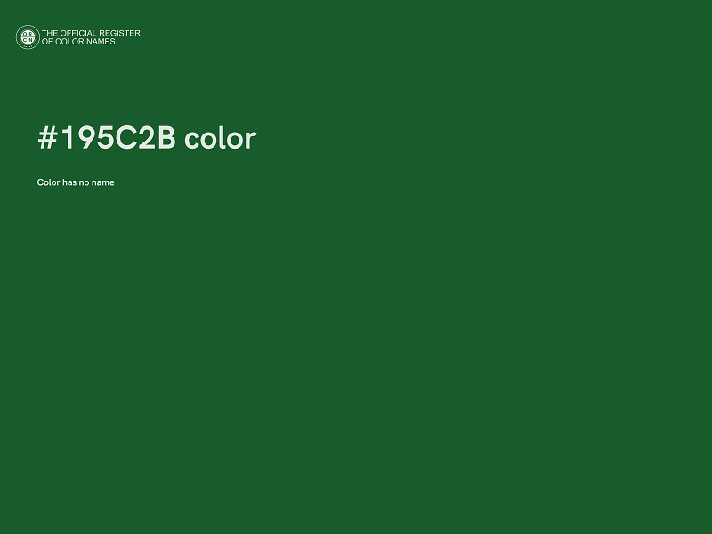 #195C2B color image