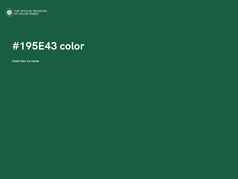 #195E43 color image