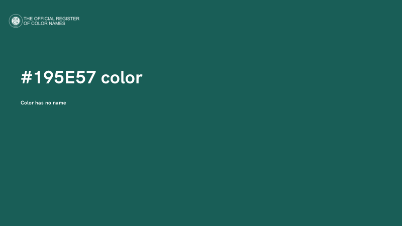 #195E57 color image