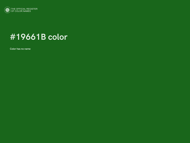 #19661B color image
