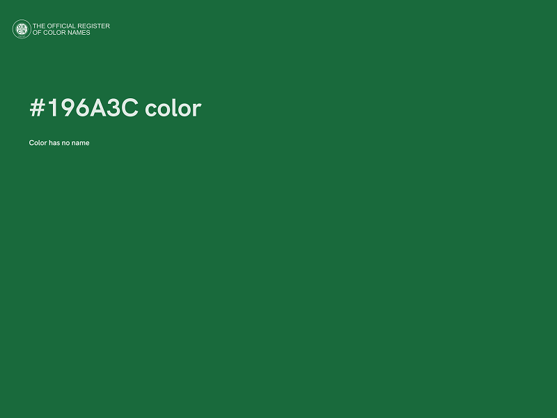 #196A3C color image