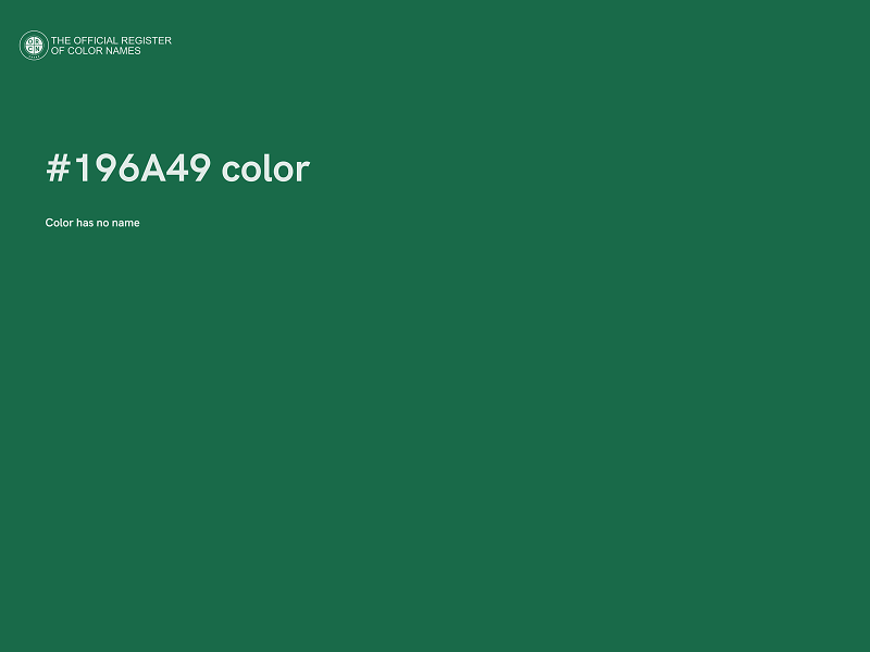 #196A49 color image